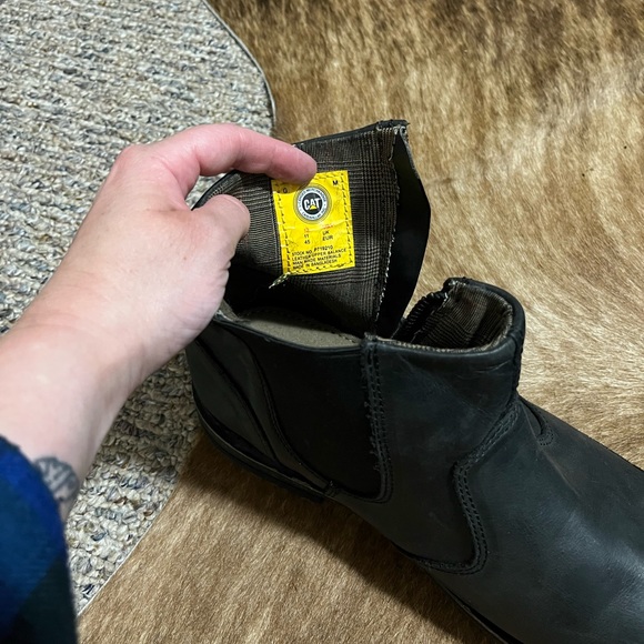 NWT Caterpillar Lug Sole Men’s Chelsea Boots - Picture 5 of 6
